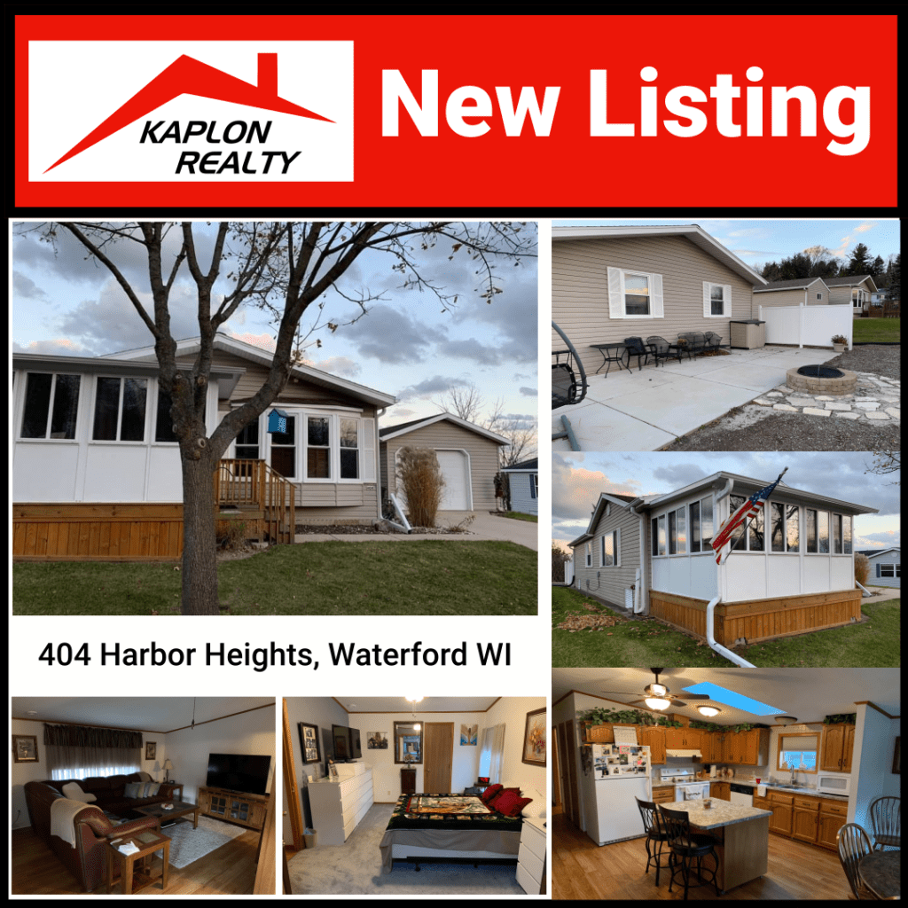 New Listing - 404 Harbor Heights, Waterford, WI - Kaplon Realty